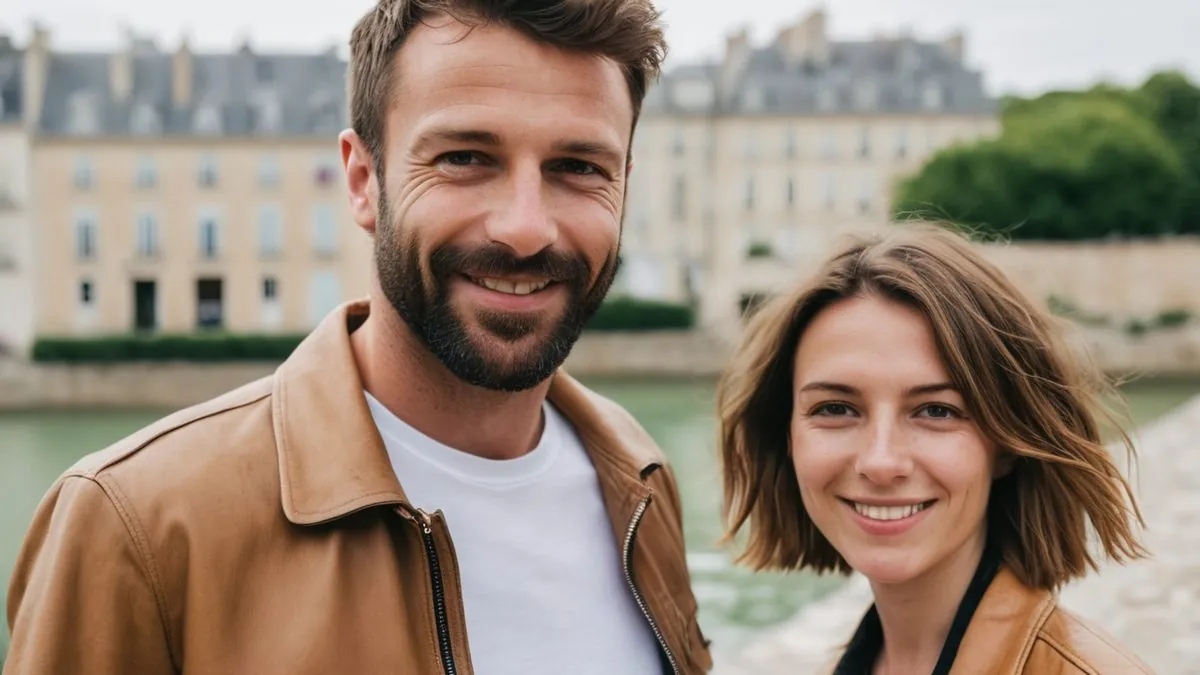 Rencontre amoureuse près de chez soi Premier rendez-vous près de chez soi : homme et femme célibataires au bord de l'eau