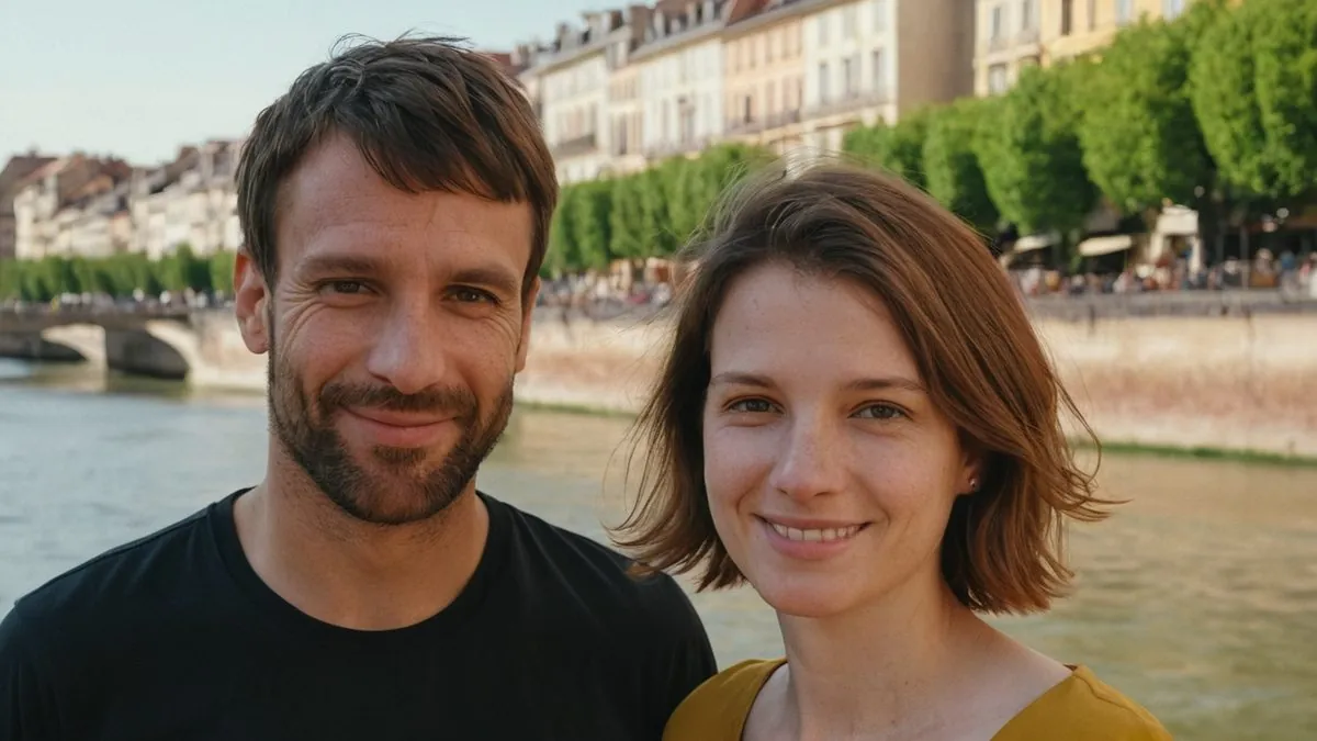 Célibataires qui font connaissance près de chez soi, au bord de l'eau