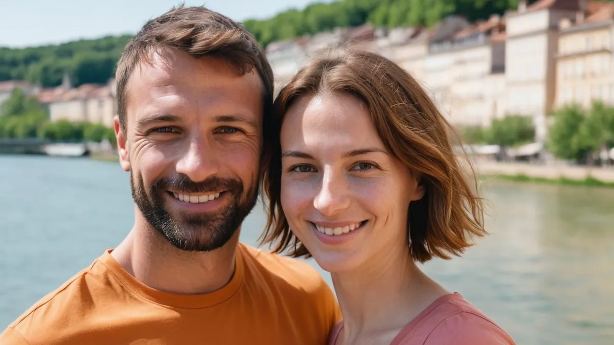 Rencontre entre célibataires près de chez soi : un homme et une femme au bord de l'eau
