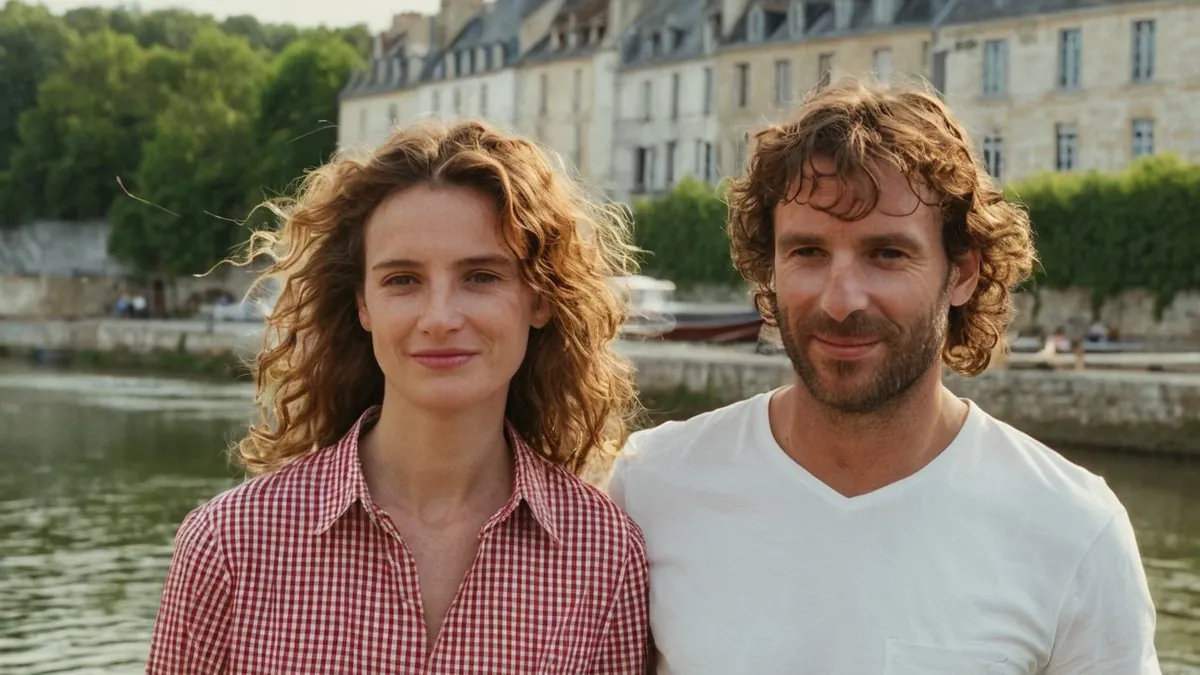 Faire des rencontres près de chez soi Rencontre entre célibataires près de chez soi : un homme et une femme au bord de l'eau