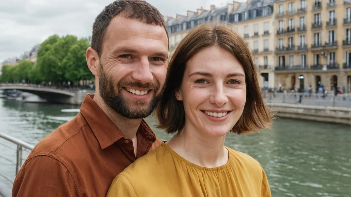 Célibataires qui font connaissance près de chez soi, au bord de l'eau