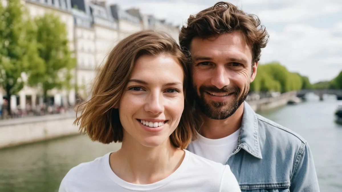 Rencontre entre célibataires près de chez soi : un homme et une femme au bord de l'eau