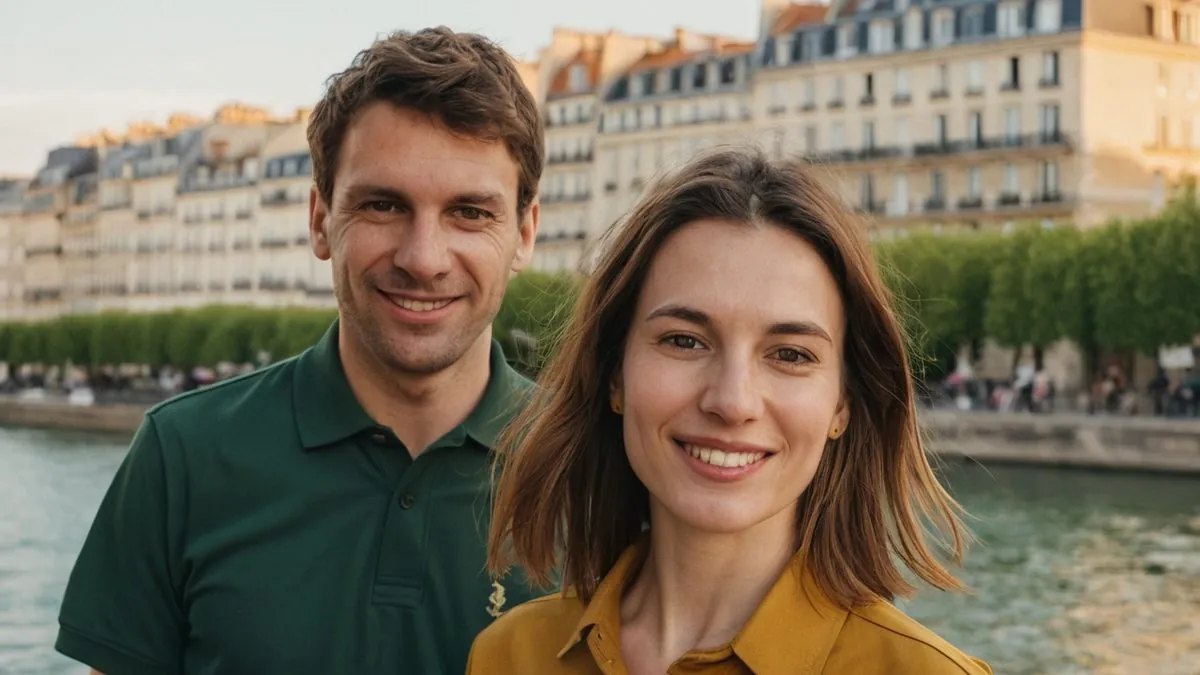 Célibataires qui font connaissance près de chez soi, au bord de l'eau