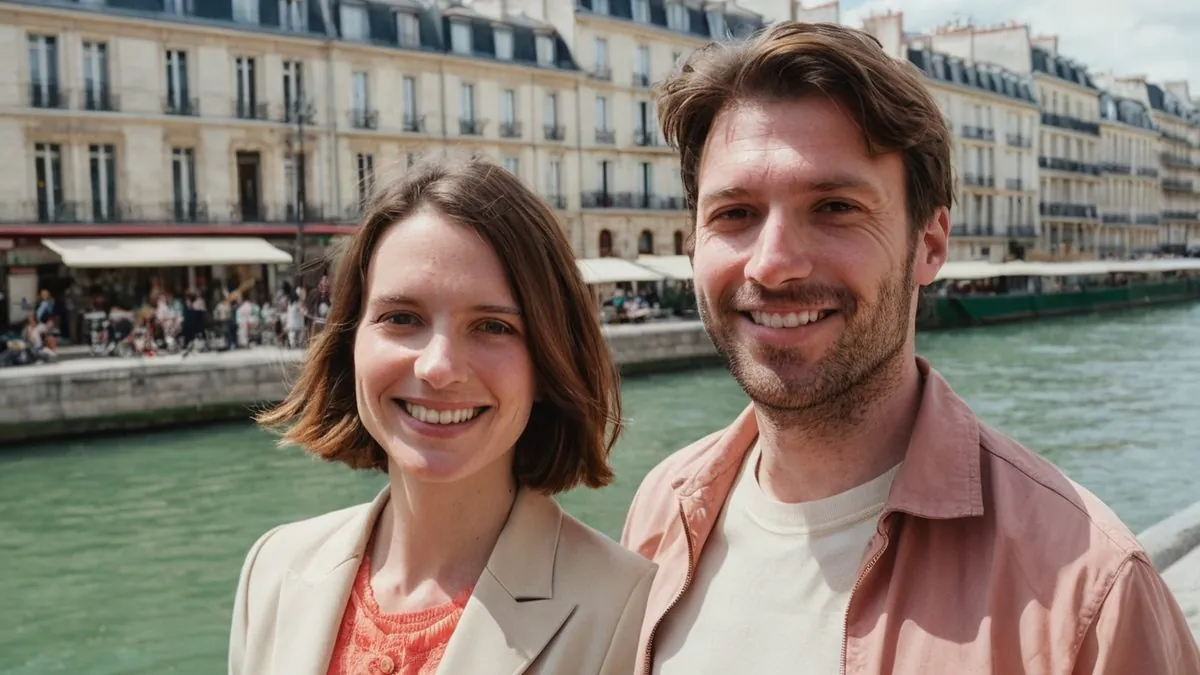 Rencontre entre célibataires près de chez soi : un homme et une femme au bord de l'eau