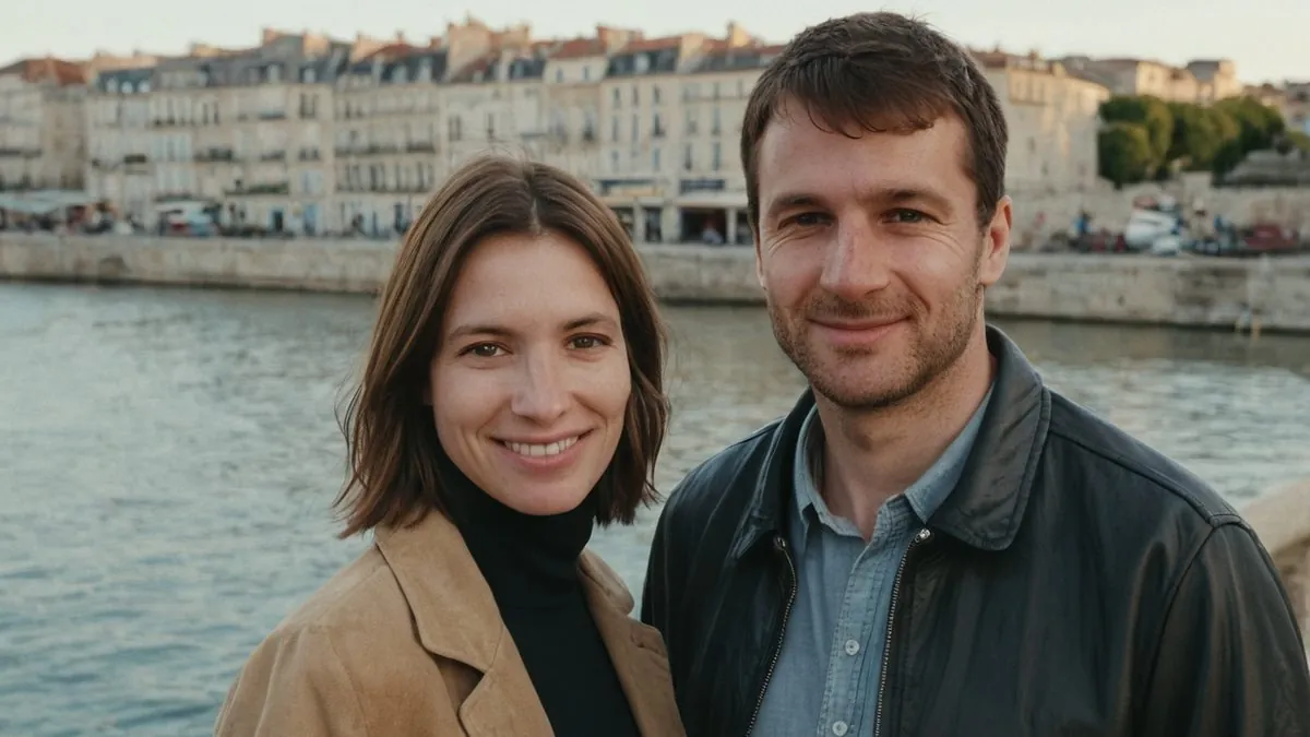 Premier rendez-vous près de chez soi Premier rendez-vous près de chez soi : homme et femme célibataires au bord de l'eau