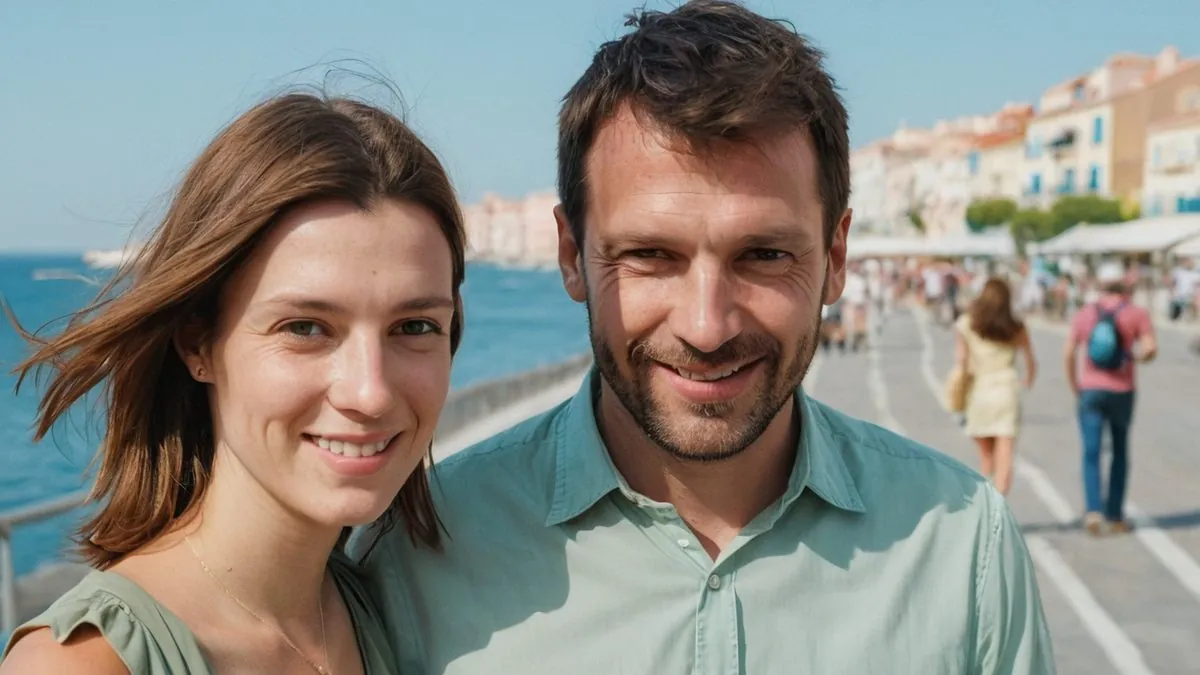 Rencontre entre célibataires près de chez soi : un homme et une femme au bord de l'eau